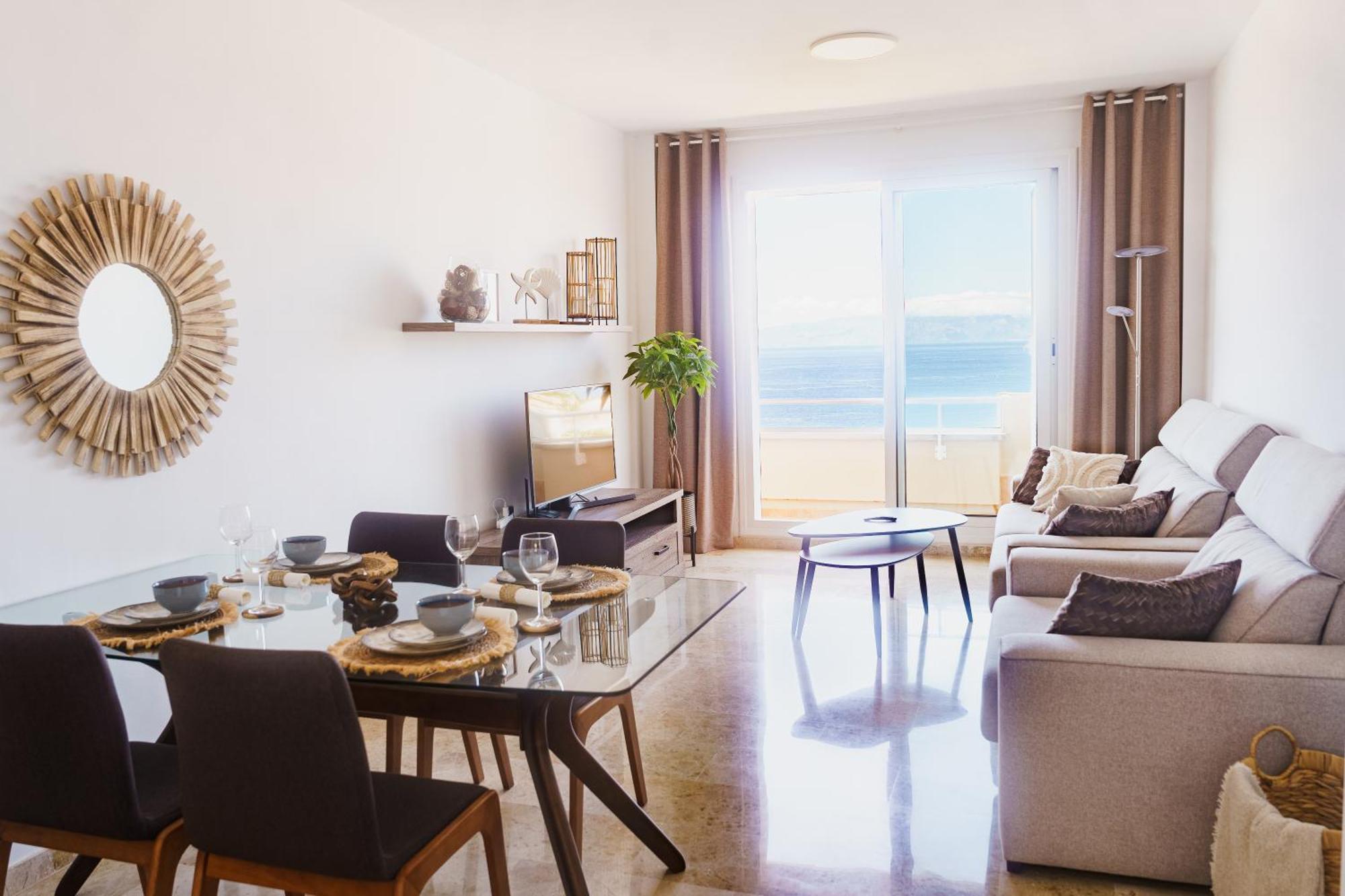 Luna - Ac, 2 Pools, Panoramic Ocean, Private Garage, Fibre Net Puerto de Santiago  Esterno foto