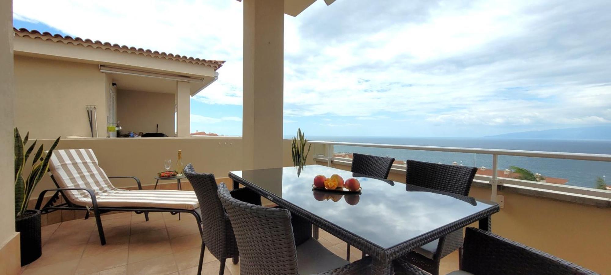 Luna - Ac, 2 Pools, Panoramic Ocean, Private Garage, Fibre Net Puerto de Santiago  Esterno foto